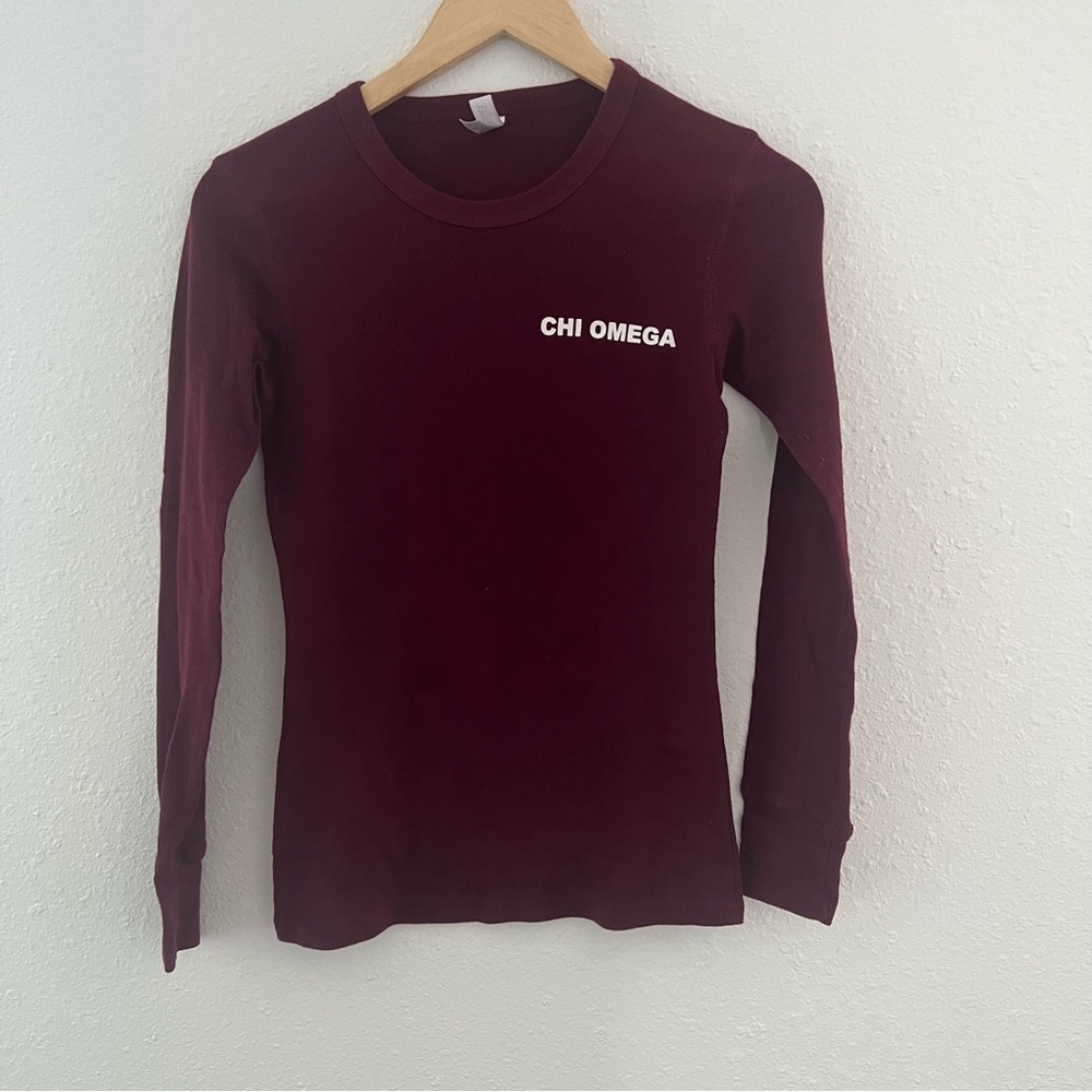 Chi Omega Long Sleeve Thermal Tee